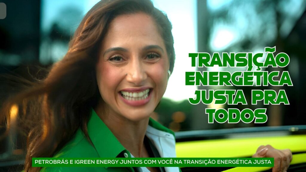 Camila Pitanga Transição Energética Justa para Todos. Cadastre-se gratuitamente no site energiasolarpopular.com.br